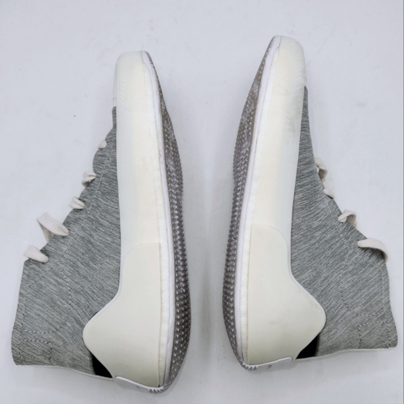 ADIDAS BY STELLA MCCARTNEY TREINO MID-CUT SHOES IN HEATHERED GREY WHITE SIZE 6.5 - Picture 6 of 16